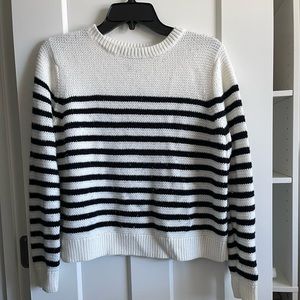 Forever 21 black and white striped sweater